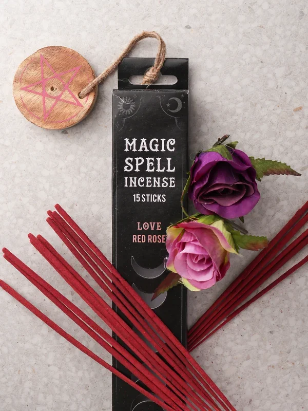 Magic Spell Incense Sticks – Red Rose Love