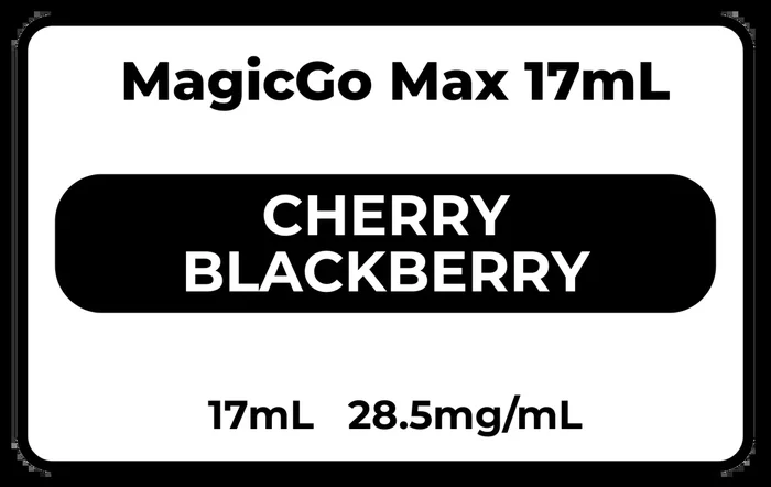 MagicGo Max 17mL Cherry Blackberry 28.5mg/mL