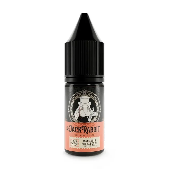 Mandarin Cheesecake Nic Salt by Jack Rabbit Salts. – 10ml