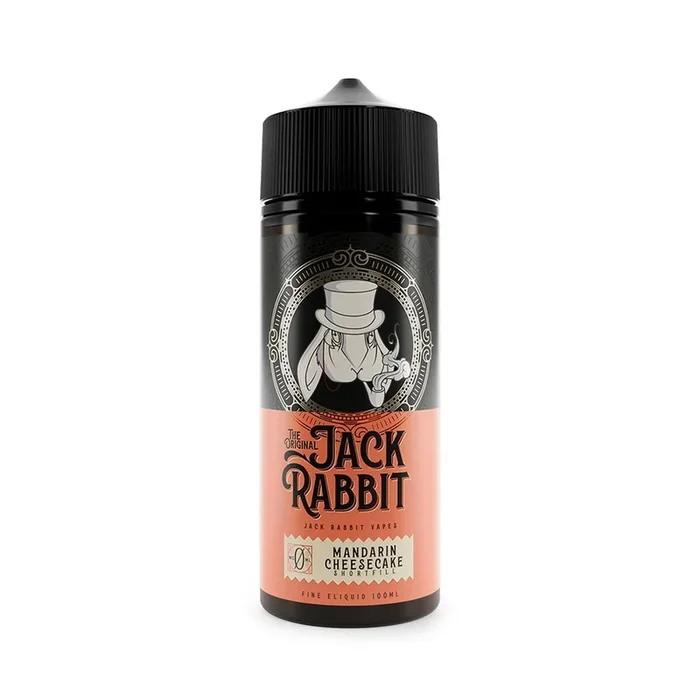 Mandarin Cheesecake Shortfill by Jack Rabbit Vapes. – 100ml
