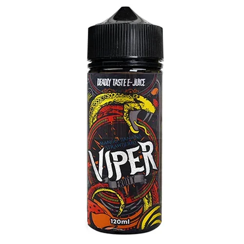 MANGO BANANA STRAWBERRY E LIQUID BY VIPER FRUITY DEADLY TASTE 100ML 70VG