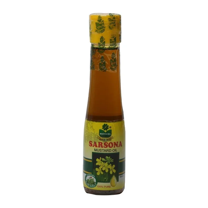 MARHABA SARSONA MUSTARD OIL 100% 100 ML