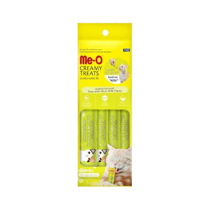 ME-O CAT FOOD CREAMY TREATS FLAVOR MAGURO 4X15 GM