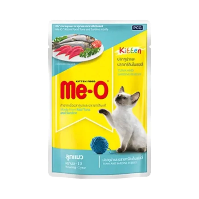 ME-O CAT FOOD KITTEN TUNA IN JELLY 80 GM