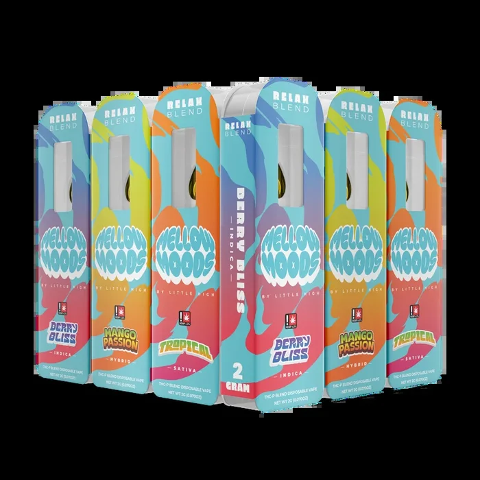 Mellow Moods THC-P Blend Disposable 2g (5/Pack) [DROPSHIP]