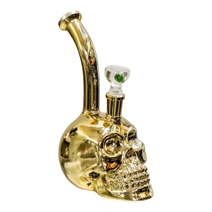Mini Skull Bubbler – 8in