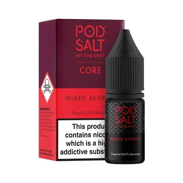 Mixed Berries Nic Salt by Pod Salt. – 10ml