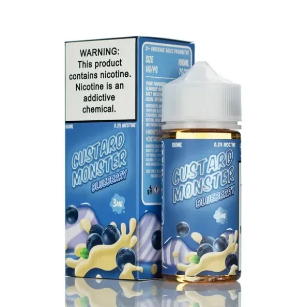 Monster Vape Labs_Custard Monster TFN_100mL_Blueberry Custard –