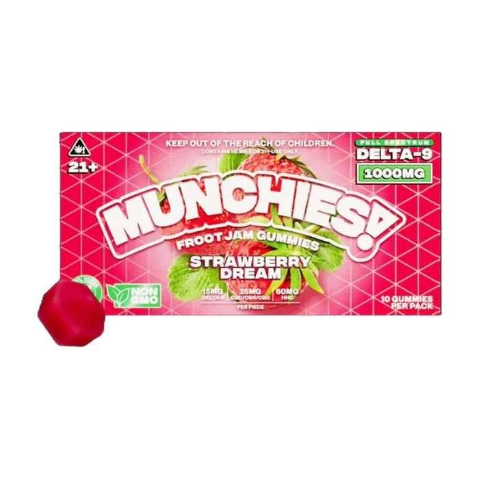Munchies Froot Jam Delta 9 Gummies – 1000mg