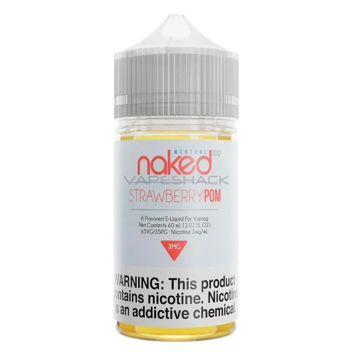 Naked 100 Menthol – Strawberry Pom – 60ml