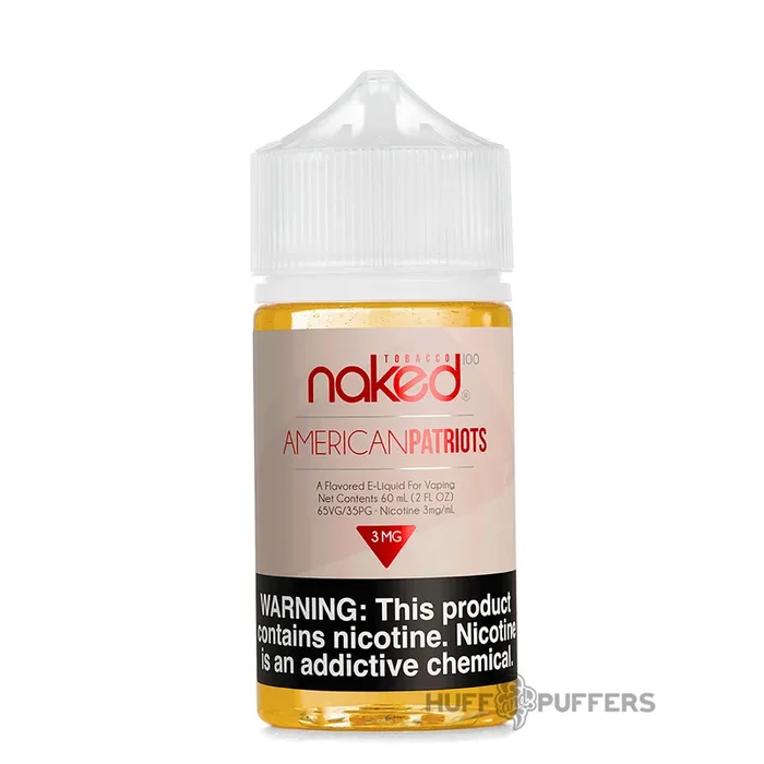 Naked 100 Tobacco – American Patriots 60mL