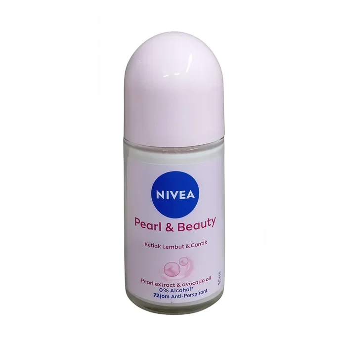 NIVEA ROLL ON PEARL & BEAUTY PEARL EXTRACT & AVOCADO OIL 50