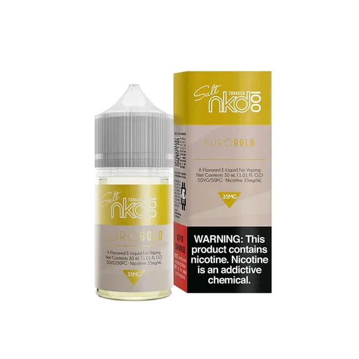 NKD 100 Salt – Euro Gold – 30ML E-Liquid