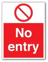 No entry