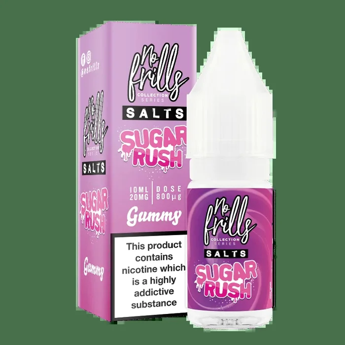 No Frills Sugar Rush 10ml Nic Salt E-Liquid