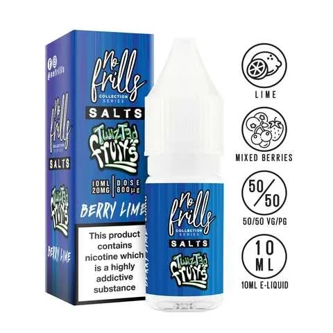 No Frills Twisted Fruits 10ml Nic Salt E-Liquid