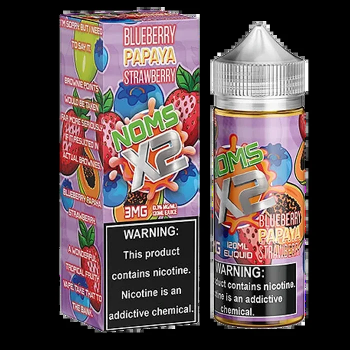 Noms X2 120mL – Blueberry Papaya Strawberry –