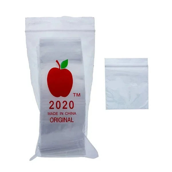Non branded (Accessories)(1-Pack 100ct) BG6 Medium Apple Baggies – Size 2020