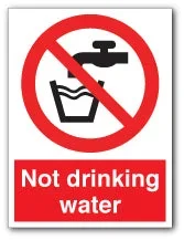 Not drinking water