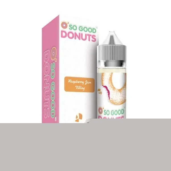 O’ So Good Donut Raspberry Jam Filling Max VG E-Liquid 50ml Short fill