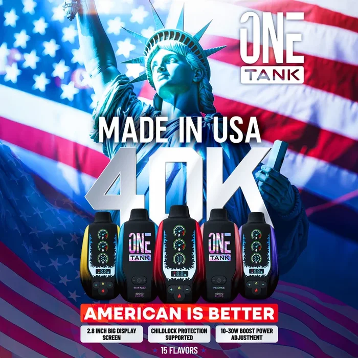 ONE TANK 40K Disposable Device – 40,000 Puffs