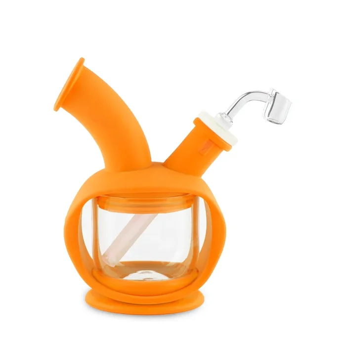 Ooze Kettle Silicone Water Bubbler & Dab Rig – Orange