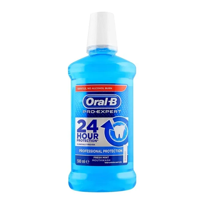 ORAL B MOUTH WASH PRO EXPERT FRESH MINT 500 ML