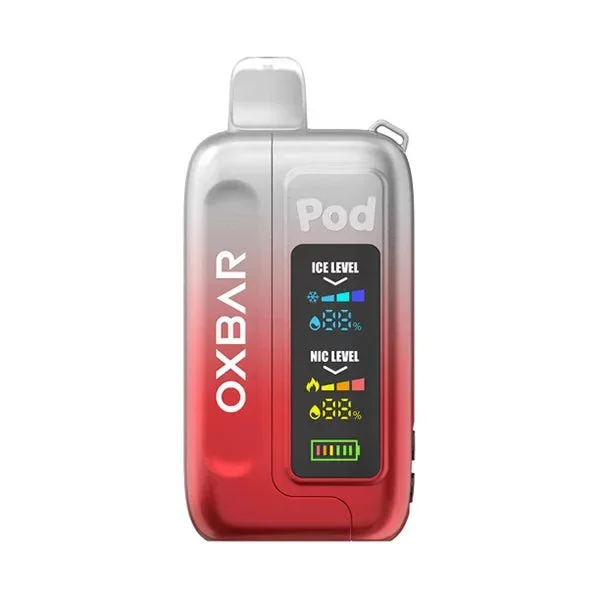 Oxbar Ice-Nic Control 35K – Clear Ruby Red Disposable Vape