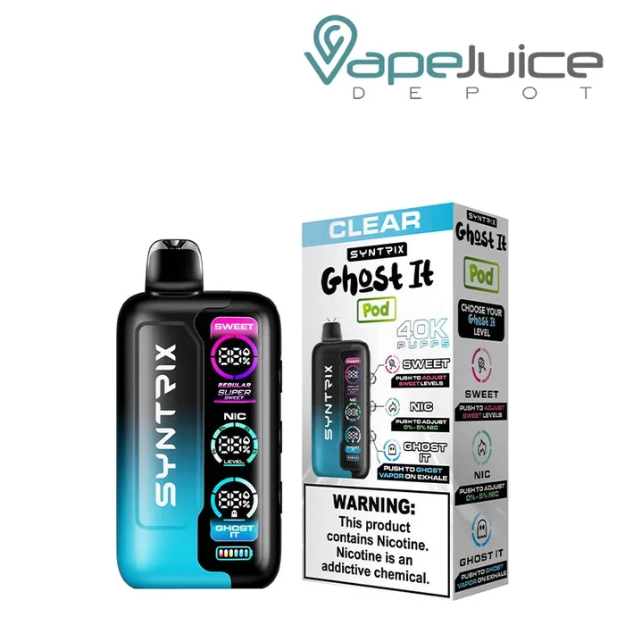 OXBAR SYNTRIX Ghost It 40K Clear Disposable