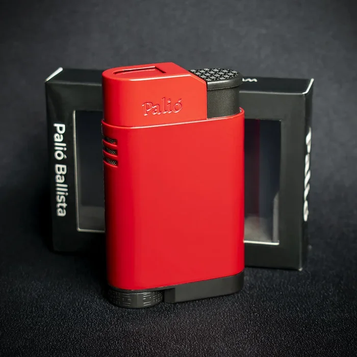 Palio Ballista Single Jet Cigar Lighter – Red