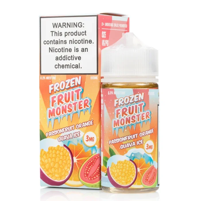 Passionfruit Orange Guava Ice By Frozen Fruit Monster – 100ml (TFN)