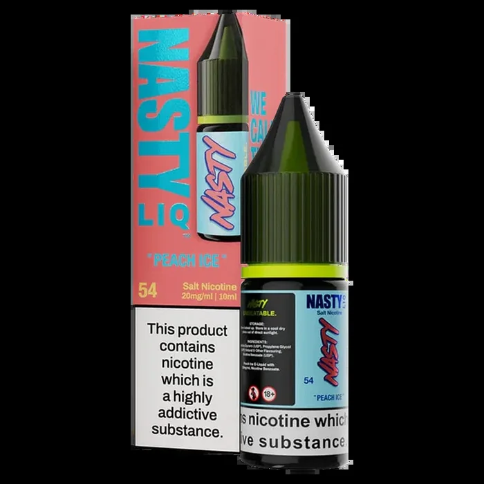 Peach Ice – Nasty Liq Nic Salts 10ml