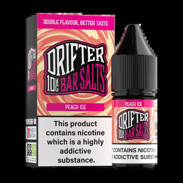 Peach Ice Nic Salt by Drifter Bar Salts 10ml