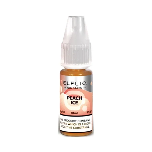 Peach Ice Nic Salt by Elfliq. – 10ml