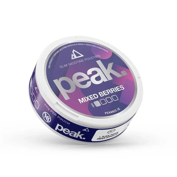 Peak Nicotine Pouches – Mixed Berries
