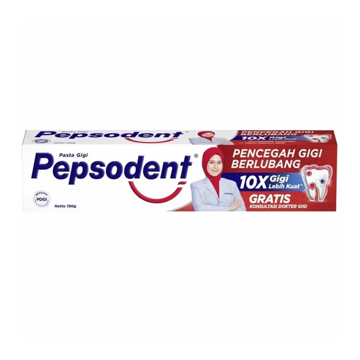 PEPSODENT TOOTH PASTE PENCEGAN GIGI BERLUBANG 190 GM