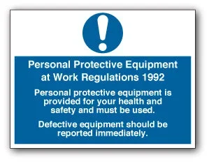 Personal Protective Equipment at Work Regulations 1992