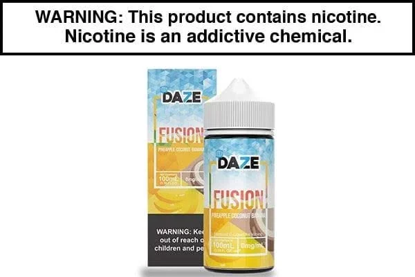 PINEAPPLE COCONUT BANANA ICED BY 7 DAZE FUSION 100ML