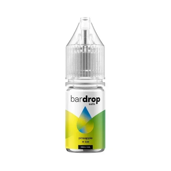 Pineapple Ice Nic Salt by Bar Drop Salts. – 10ml