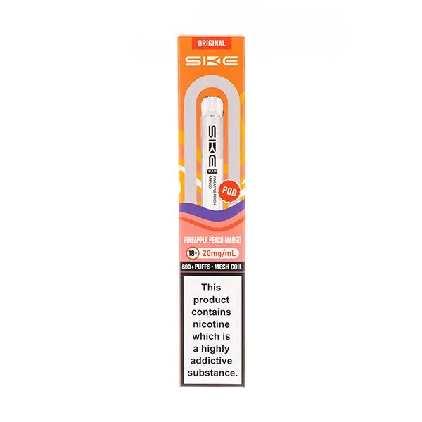 Pineapple Peach Mango Crystal Bar 600 Prefilled Pod by SKE
