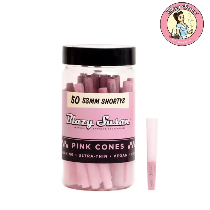 Pink Blazy Susan Cones – 50ct