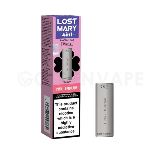 Pink Lemonade 4 in 1 Prefilled Pods By Lost Mary