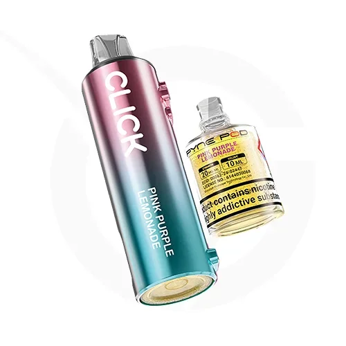 Pink Purple Lemonade Pyne Pod Click 10000 Pod & Bottle