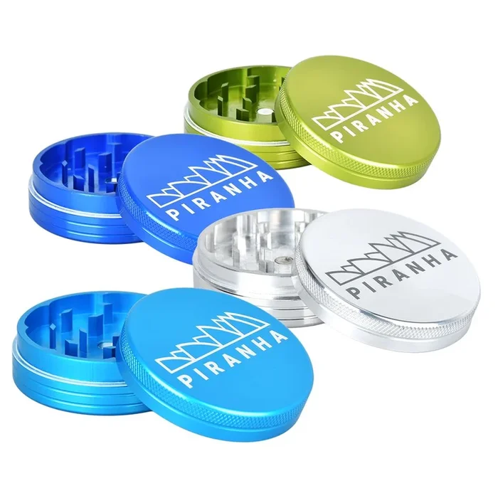 Piranha Compact Aluminum Grinder | 2pc | 2.2″