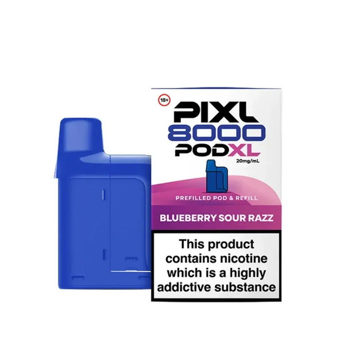 PIXL 8000 Blueberry Sour Razz Refill Pods