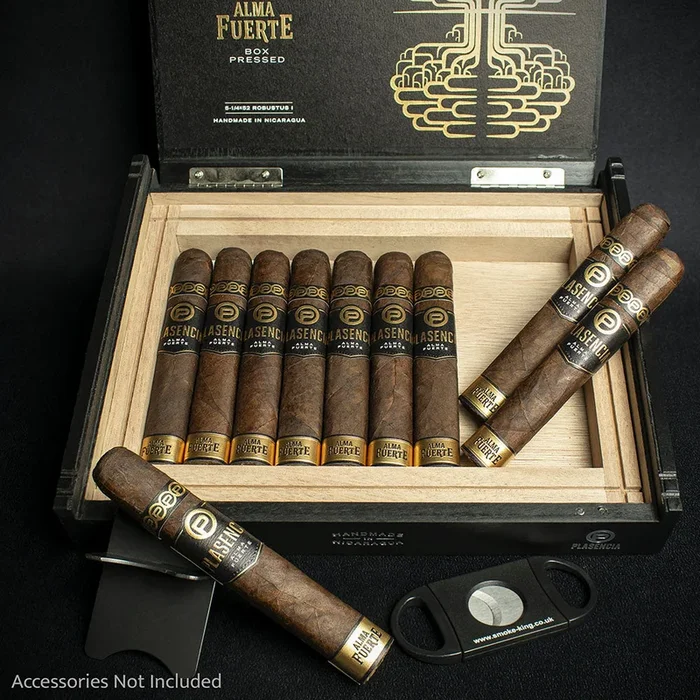 Plasencia Alma Fuerte Box Pressed Robusto Cigars – Box of 10