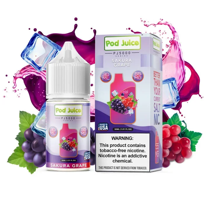 Pod Juice PJ5000 – Sakura Grape | 30ml