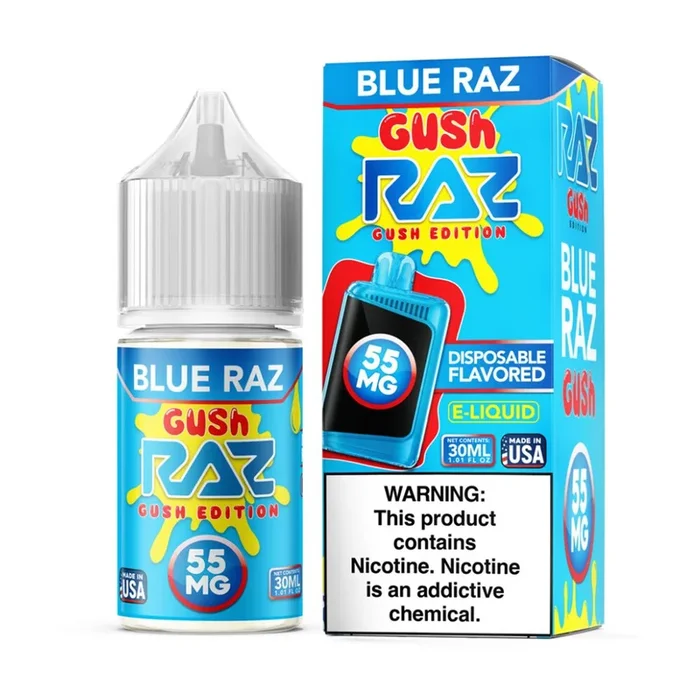 Pod Juice X RAZ Salt “GUSH EDITION” – Blue Razz Gush – 30ML E-Liquid