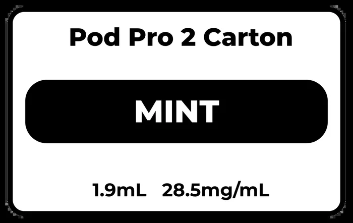 Pod Pro 2 CARTON Mint 28.5mg/mL