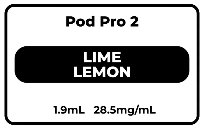 Pod Pro 2 Lime Lemon 28.5mg/mL